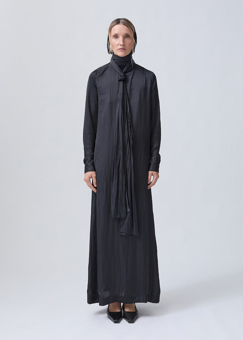BOW DRESS BLACK