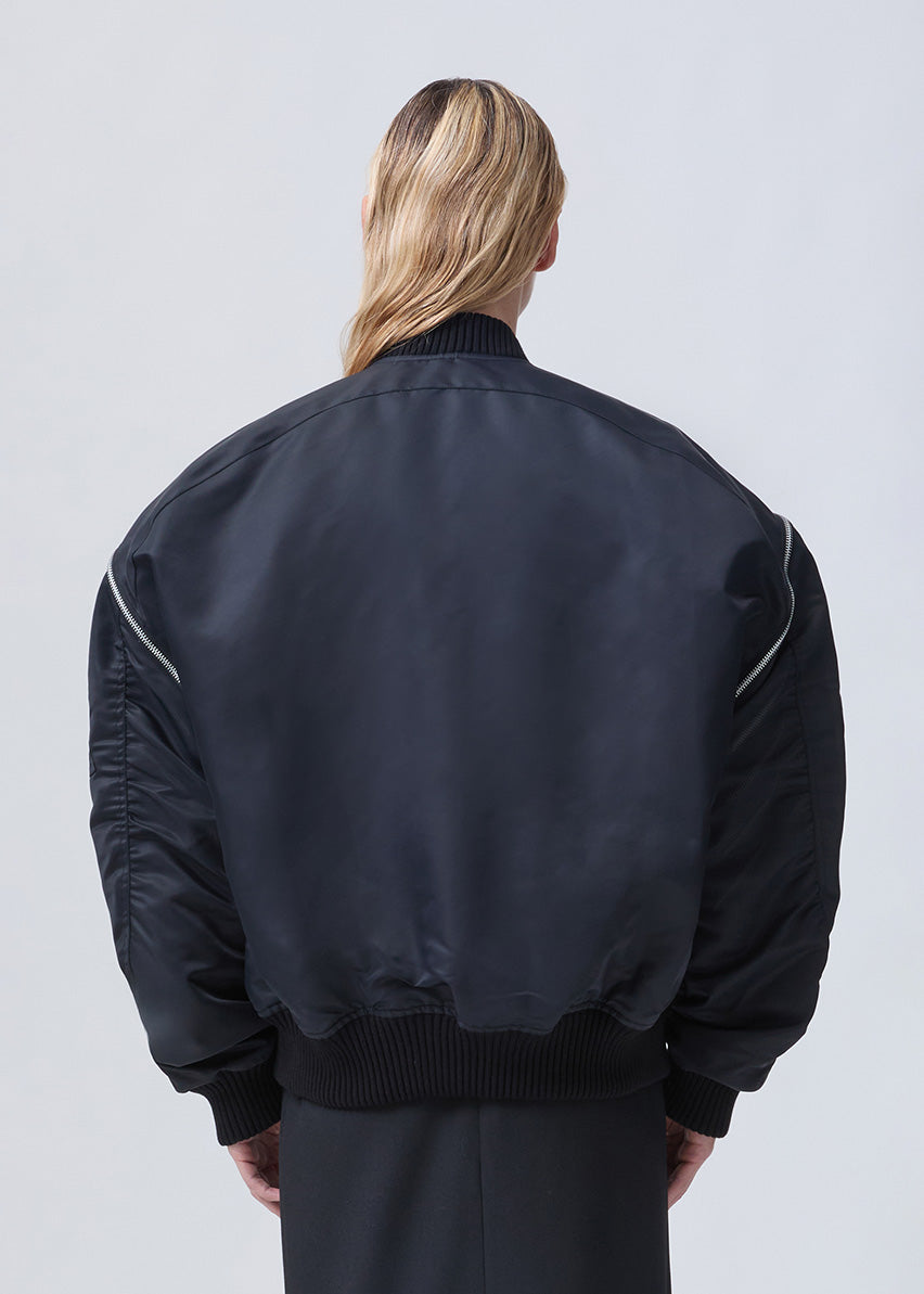 BRITISH BULLDOG BOMBER BLACK