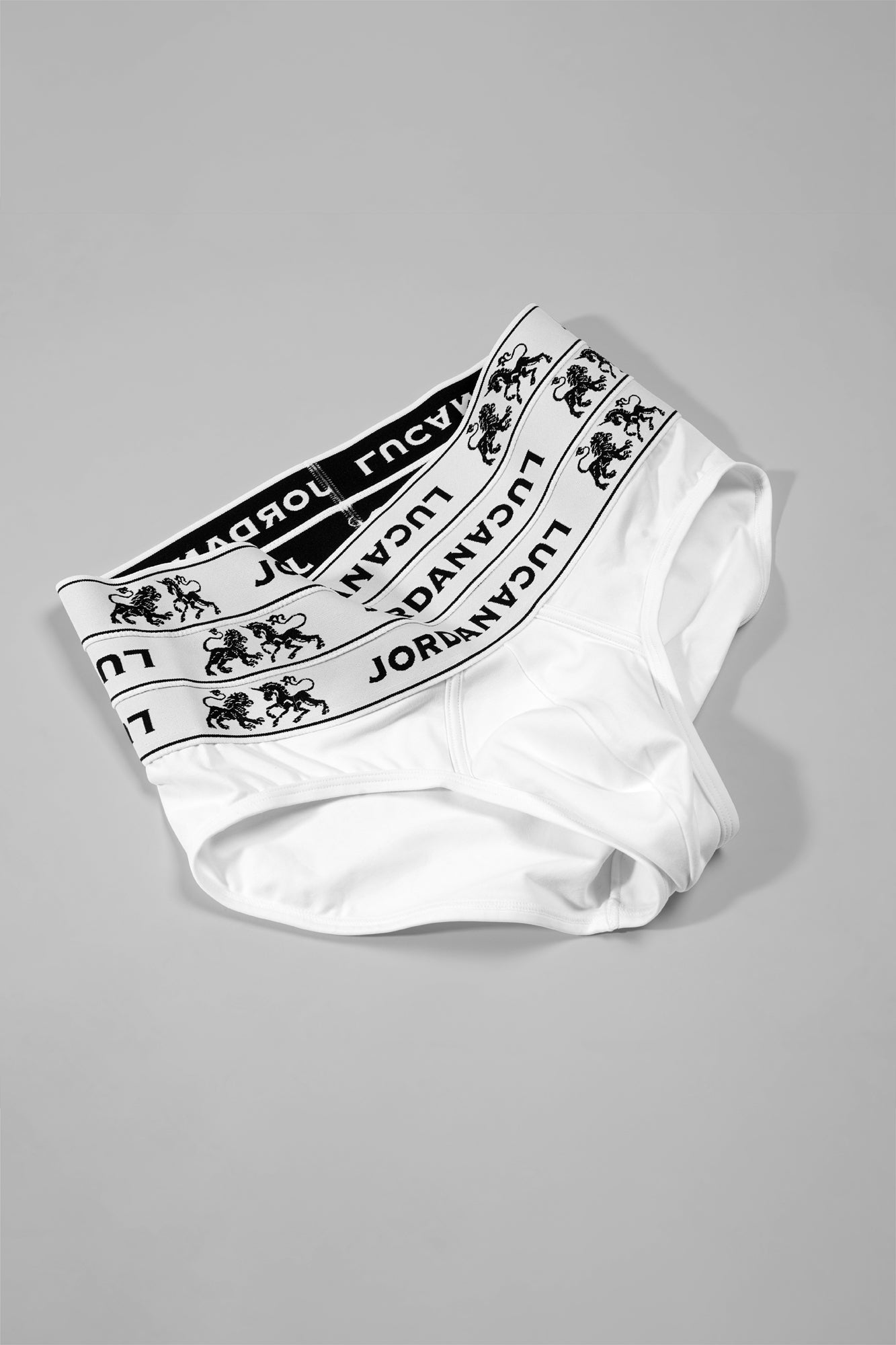 JLT-3 TRIPLE WAISTBAND BRIEF WHITE