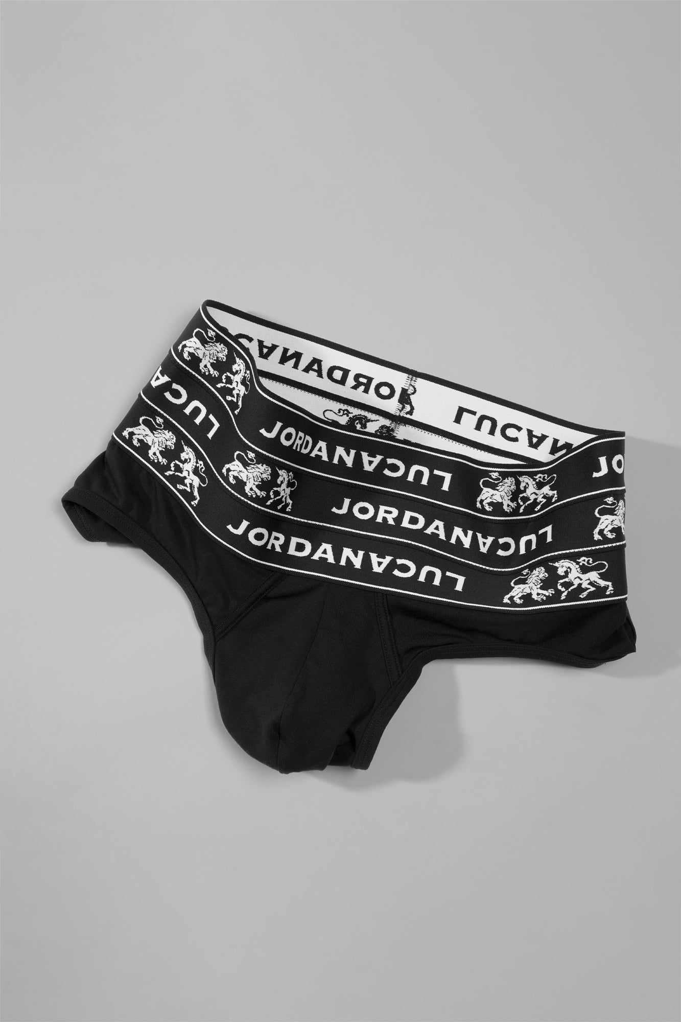 JLT-3 TRIPLE WAISTBAND BRIEF BLACK