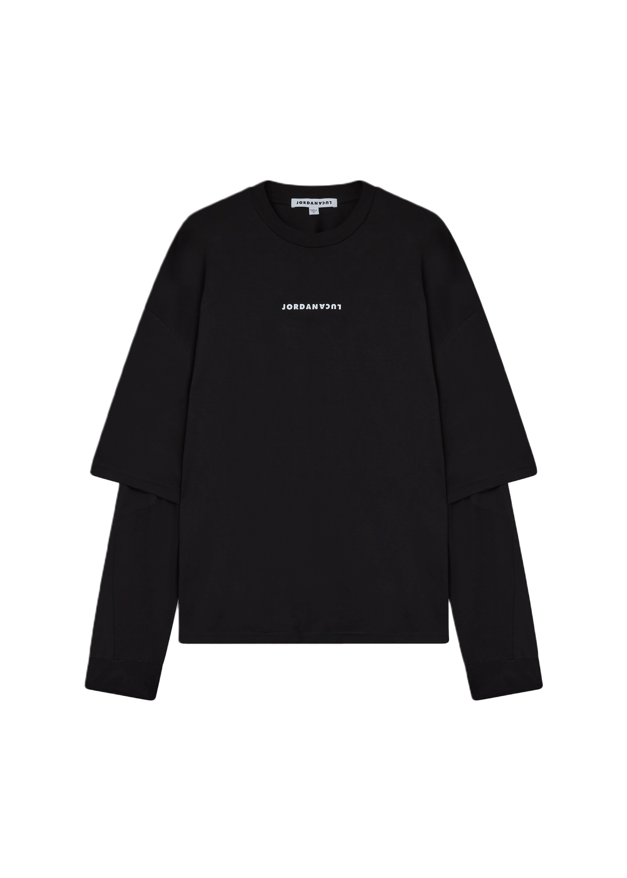 AMON DOUBLE SLEEVE SHIRT CRYSTALS