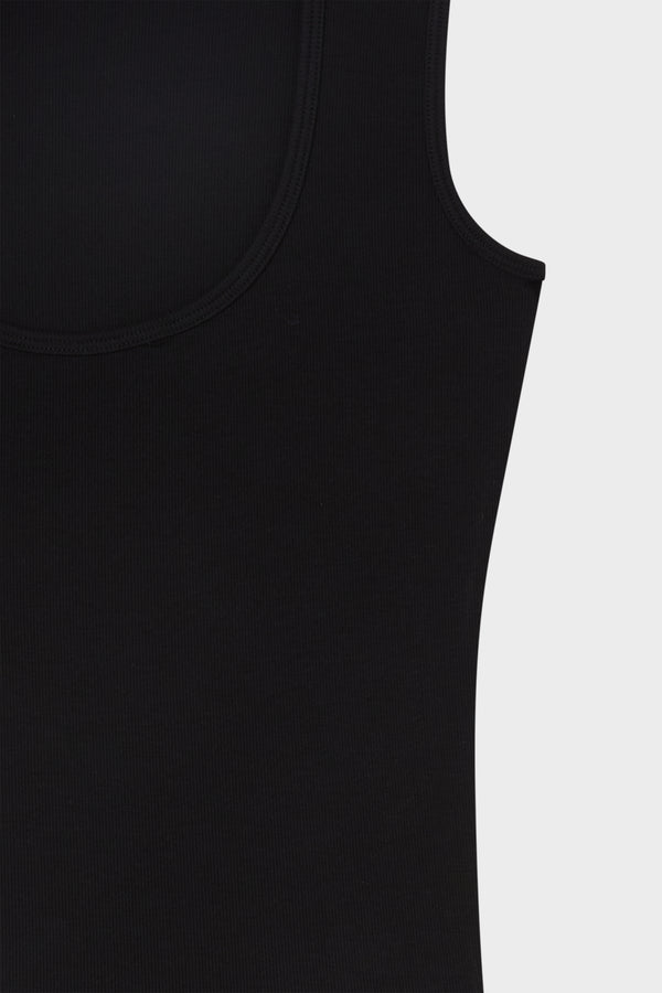 SQUARE TANK TOP Black