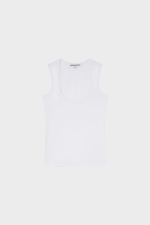 SQUARE TANK TOP White