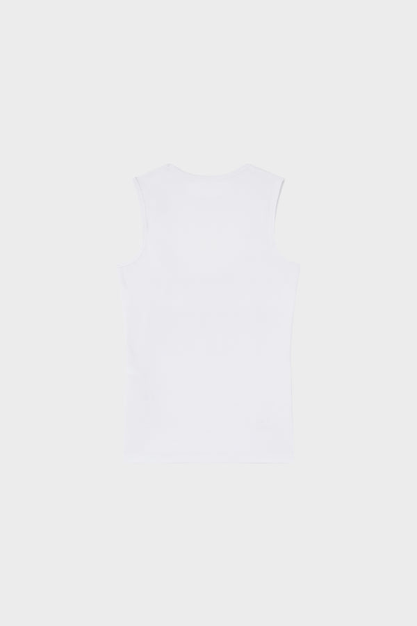 SQUARE TANK TOP White