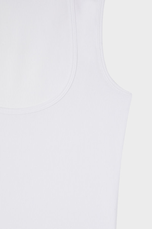 SQUARE TANK TOP White