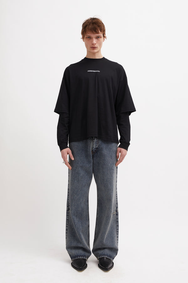 AMON DOUBLE SLEEVE SHIRT PLAIN