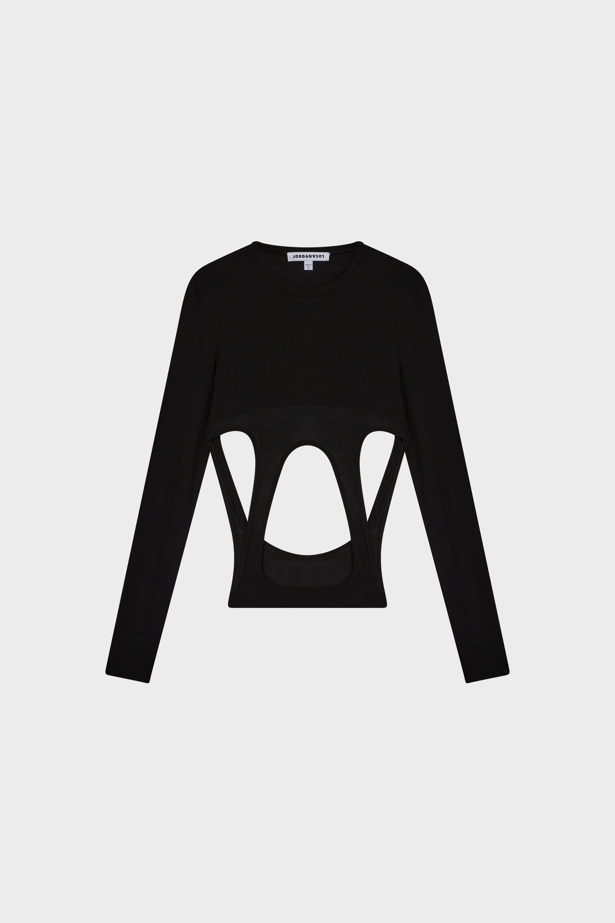 NASDAQ LONG SLEEVE TOP Black
