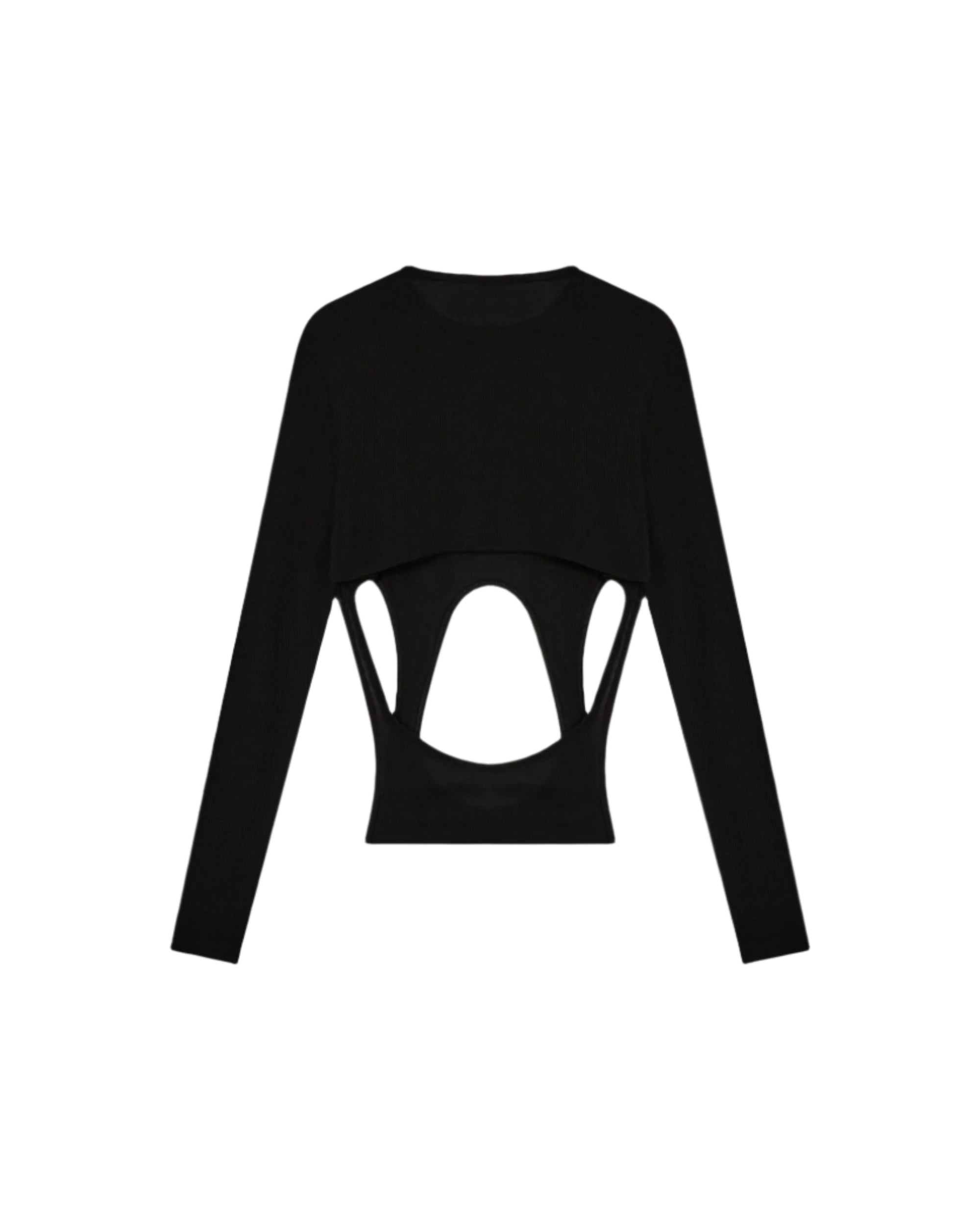 NASDAQ LONG SLEEVE TOP Black