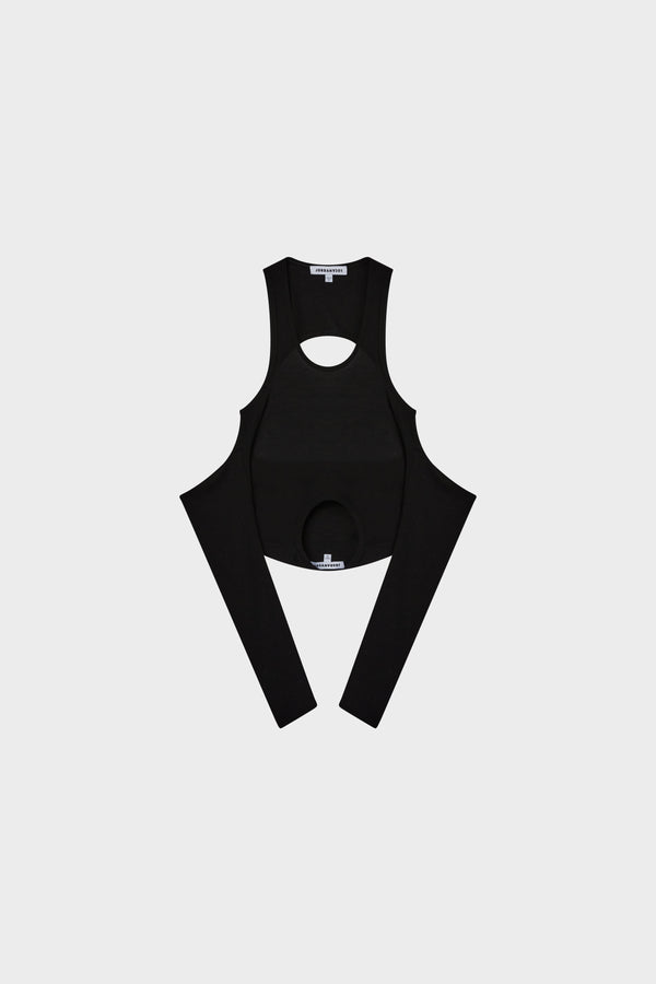 NASDAQ LONG SLEEVE TOP Black