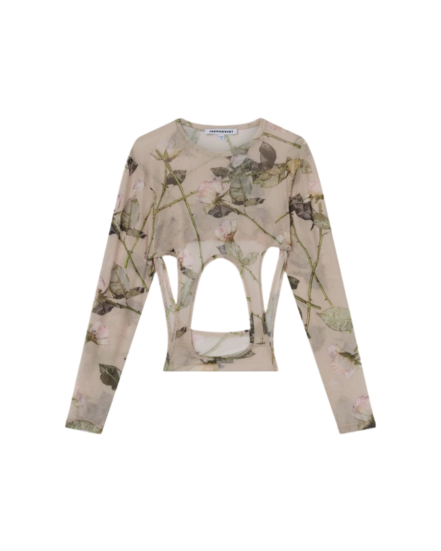 NASDAQ LONG SLEEVE TOP Floral