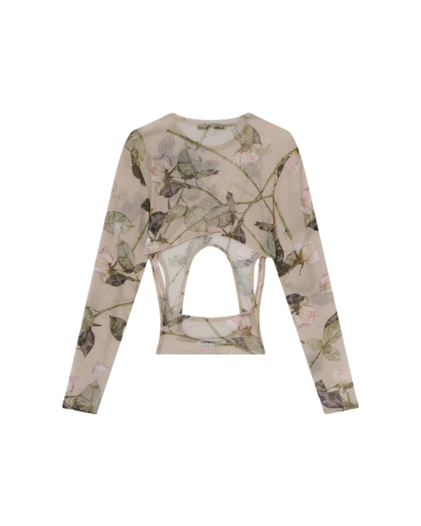 NASDAQ LONG SLEEVE TOP Floral