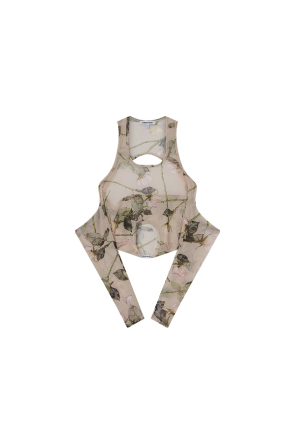 NASDAQ LONG SLEEVE TOP Floral