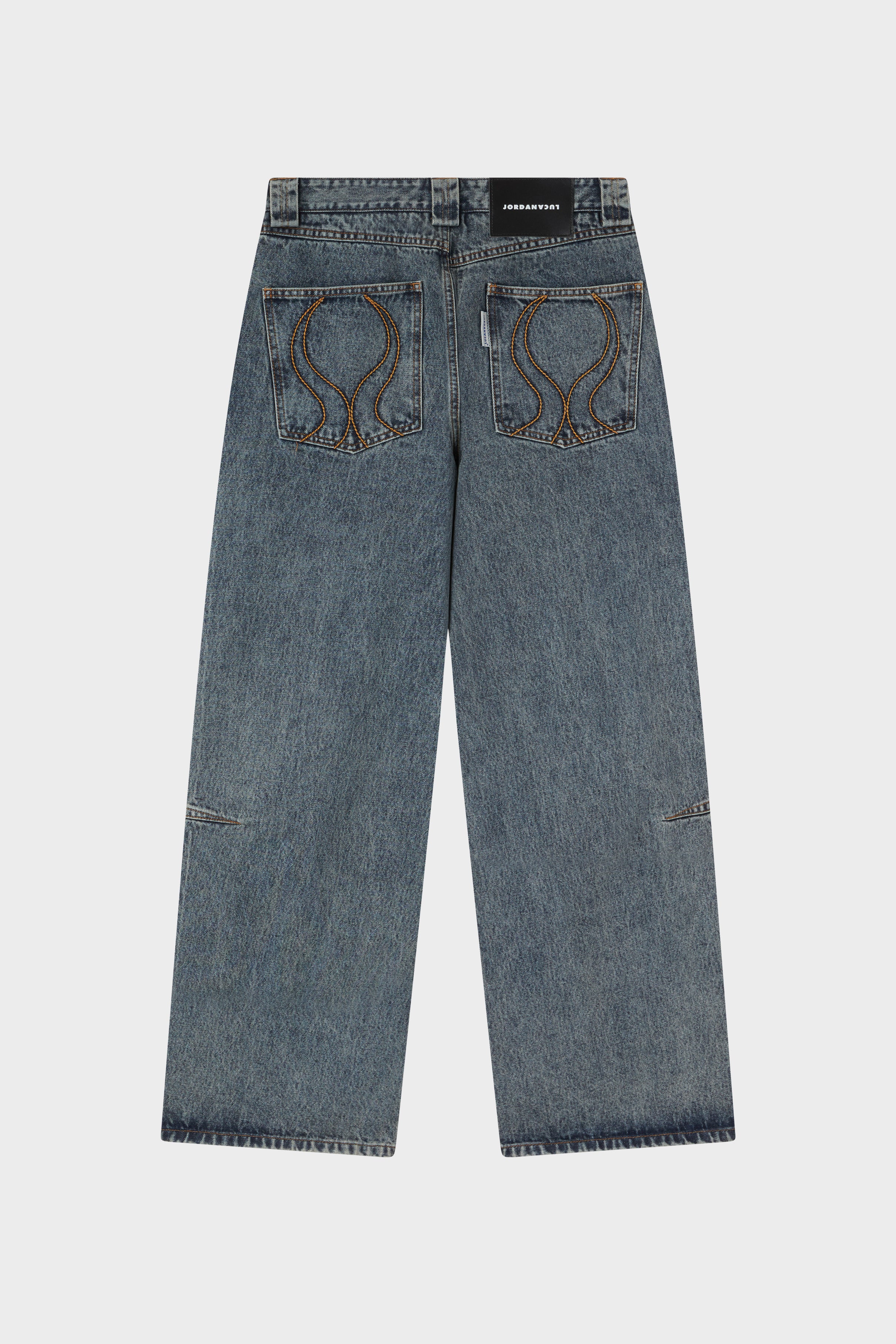 INSIGNIA DENIM JEANS DENIM BLUE MARBLE