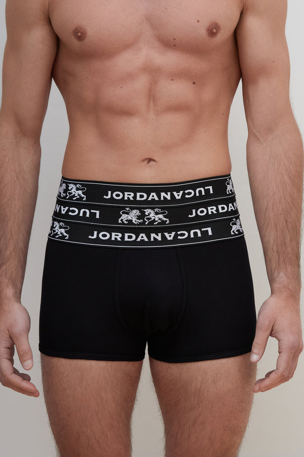 JLT-3 TRIPLE WAISTBAND BOXER BLACK