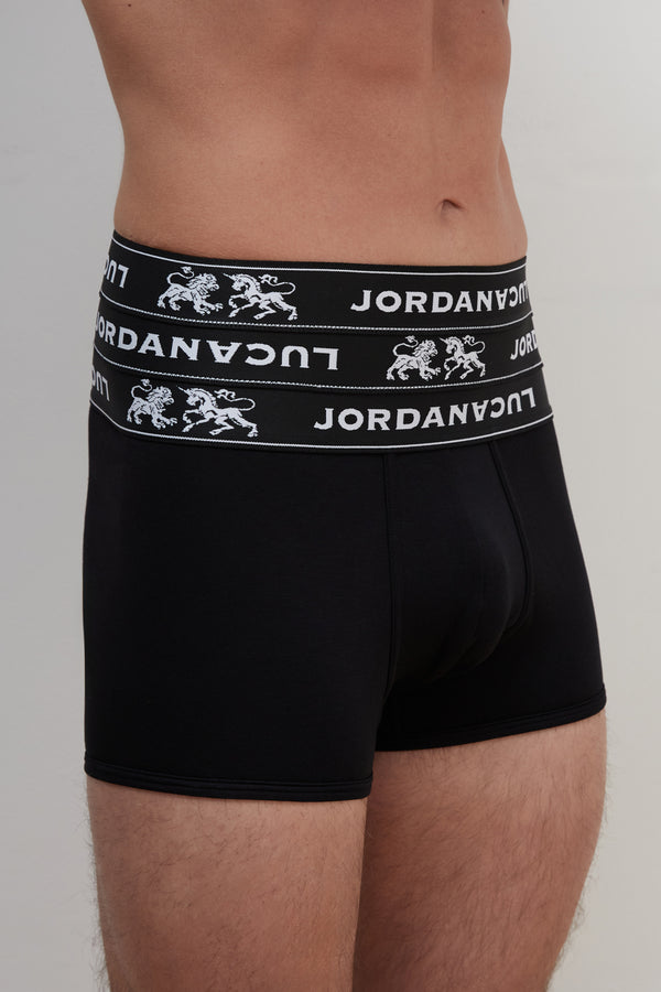 JLT-3 TRIPLE WAISTBAND BOXER BLACK