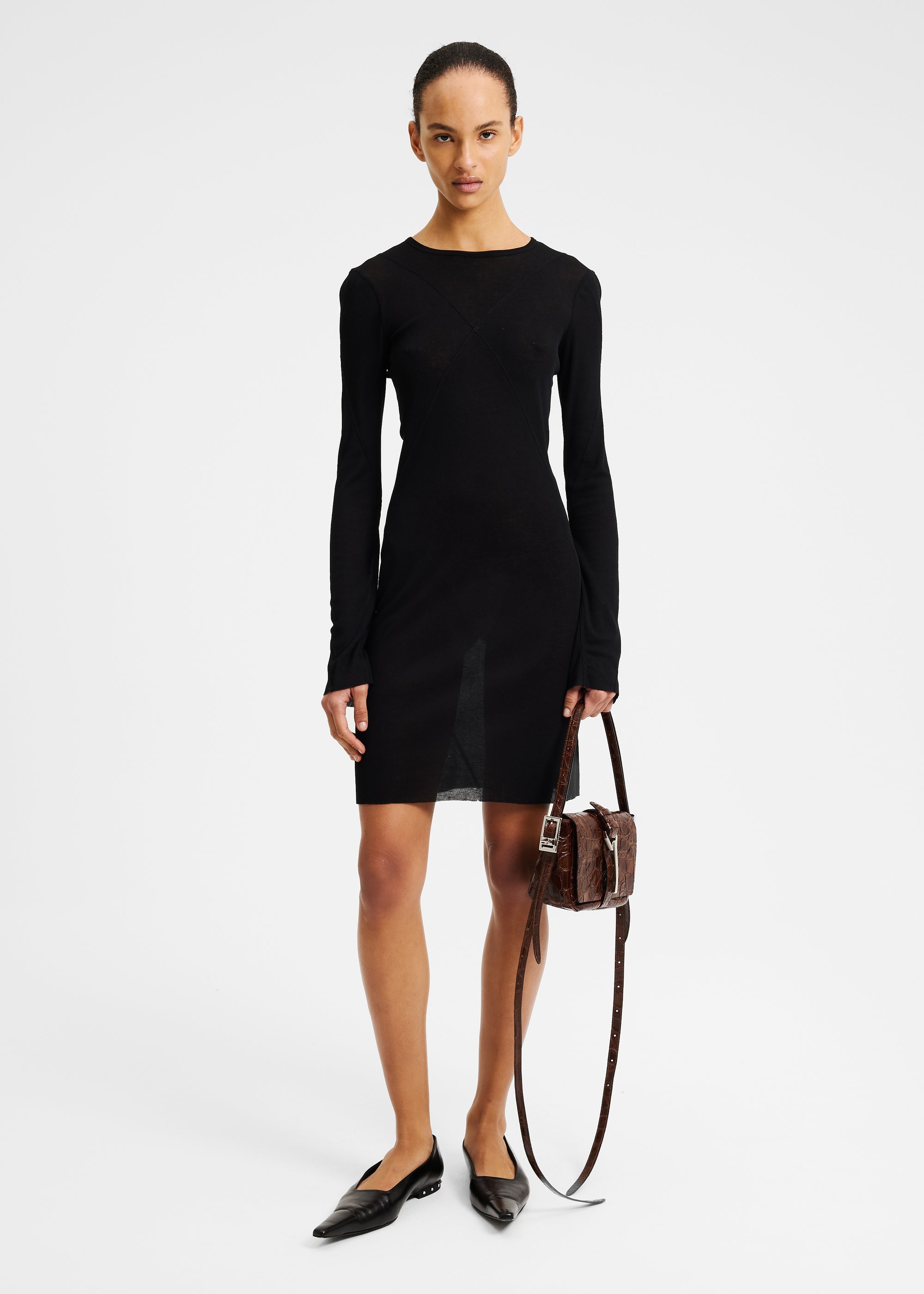 BLUES LONGSLEEVE DRESS BLACK