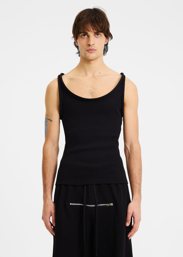 BLUR TANK TOP BLACK