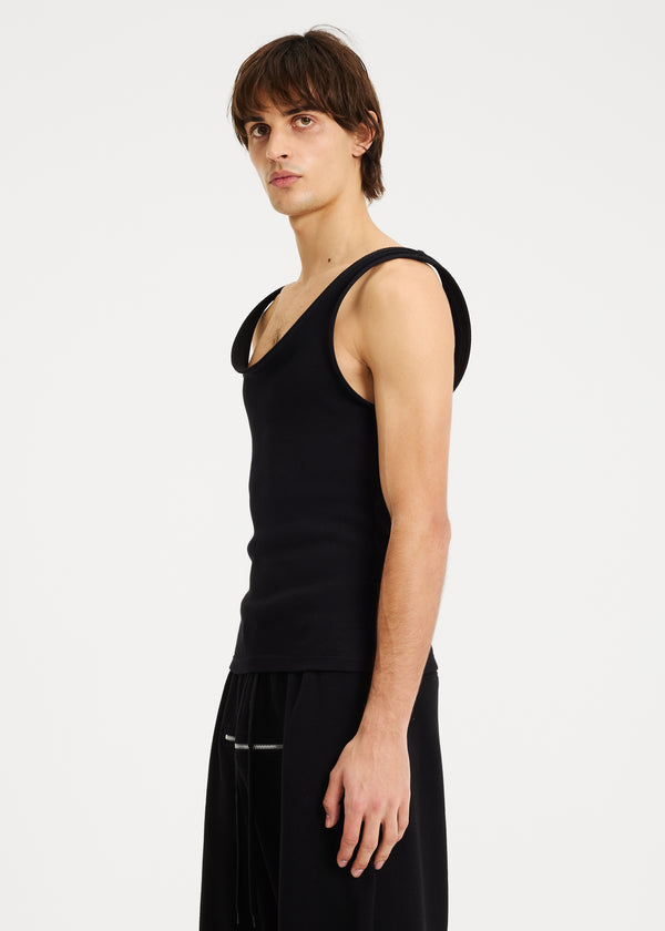 BLUR TANK TOP BLACK