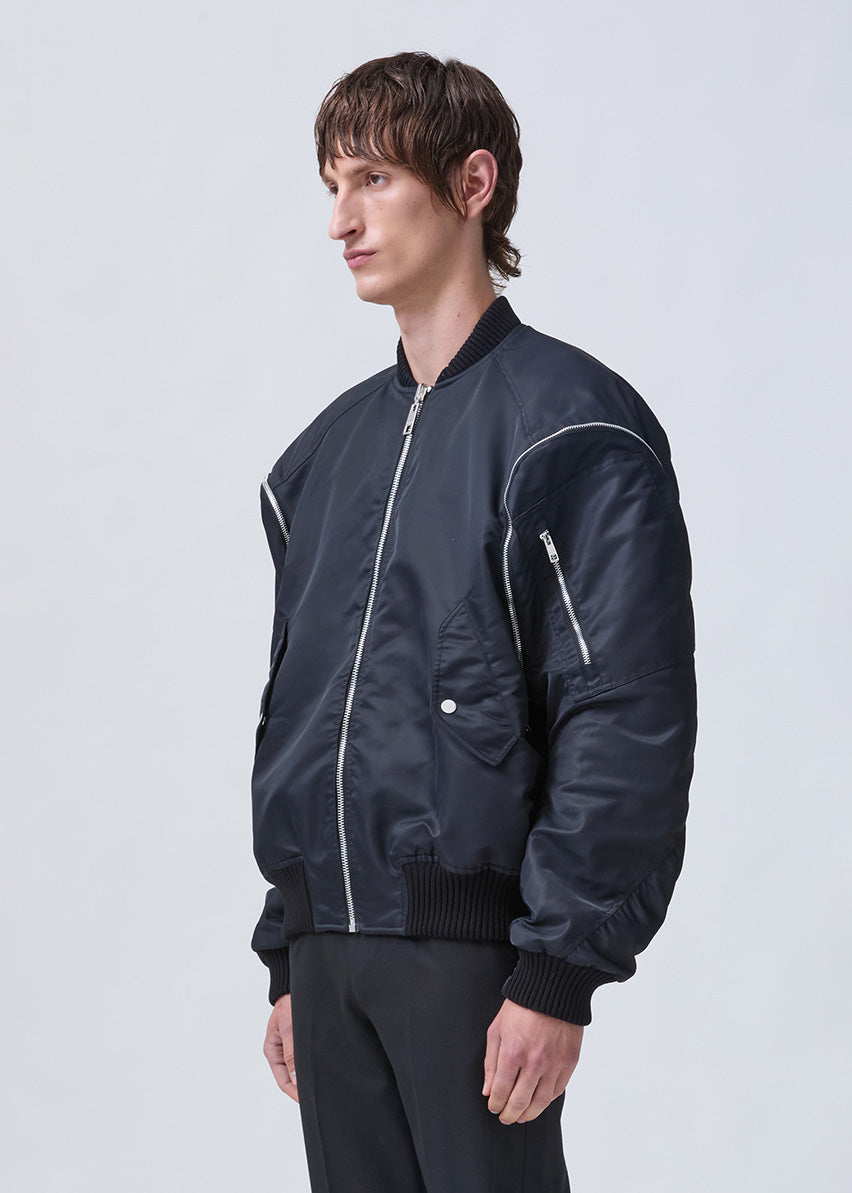 BRITISH BULLDOG BOMBER BLACK