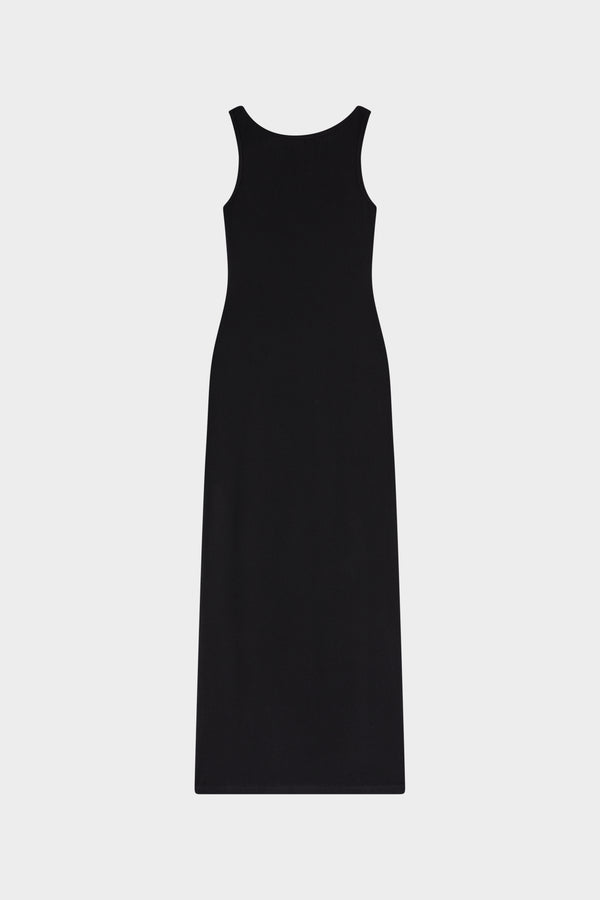 COMPRESSOR LONG DRESS BLACK HYENA