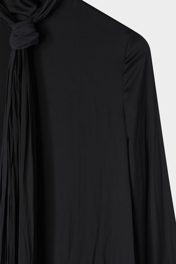 BOW DRESS BLACK