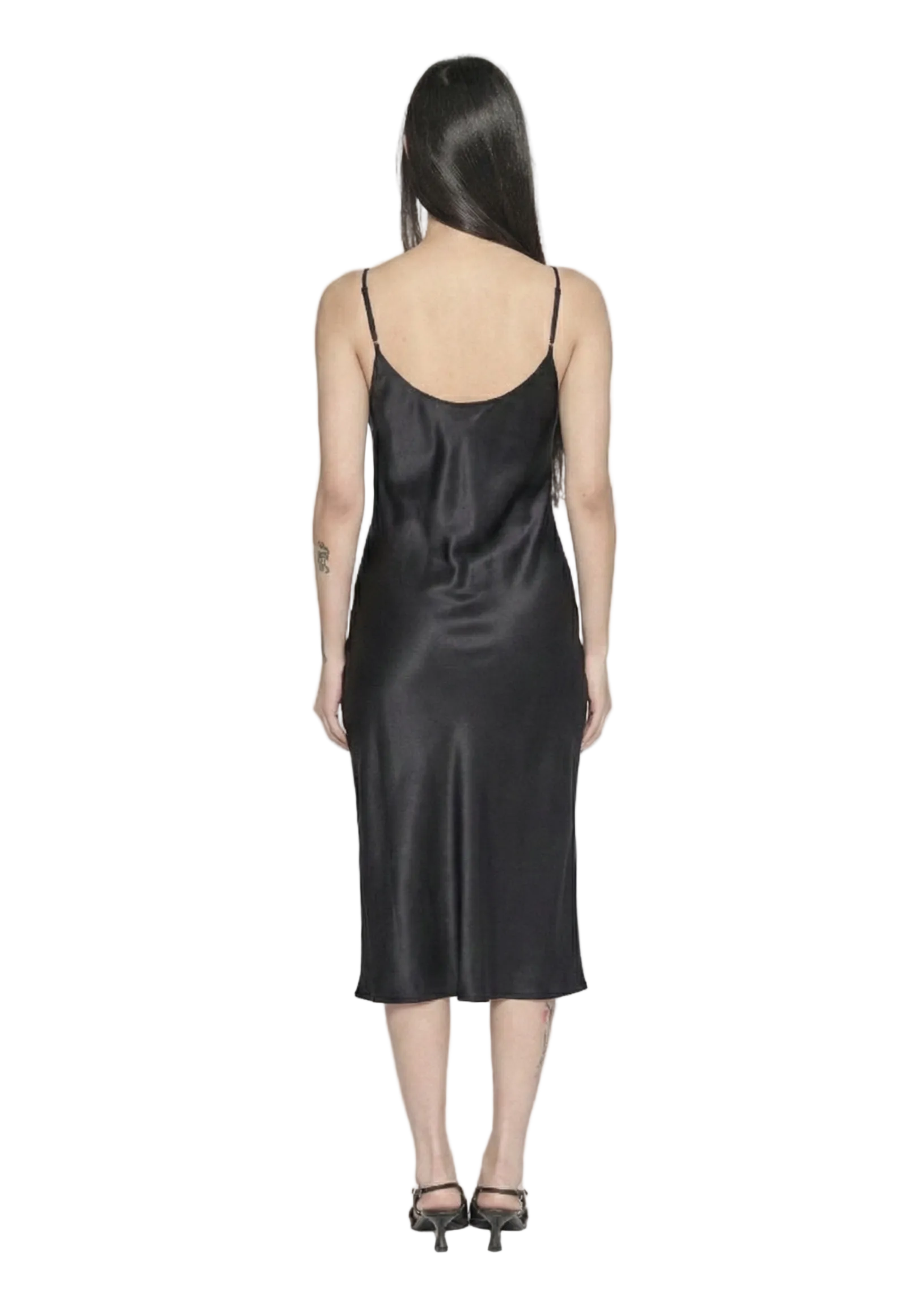 BLUES MIDI DRESS BLACK