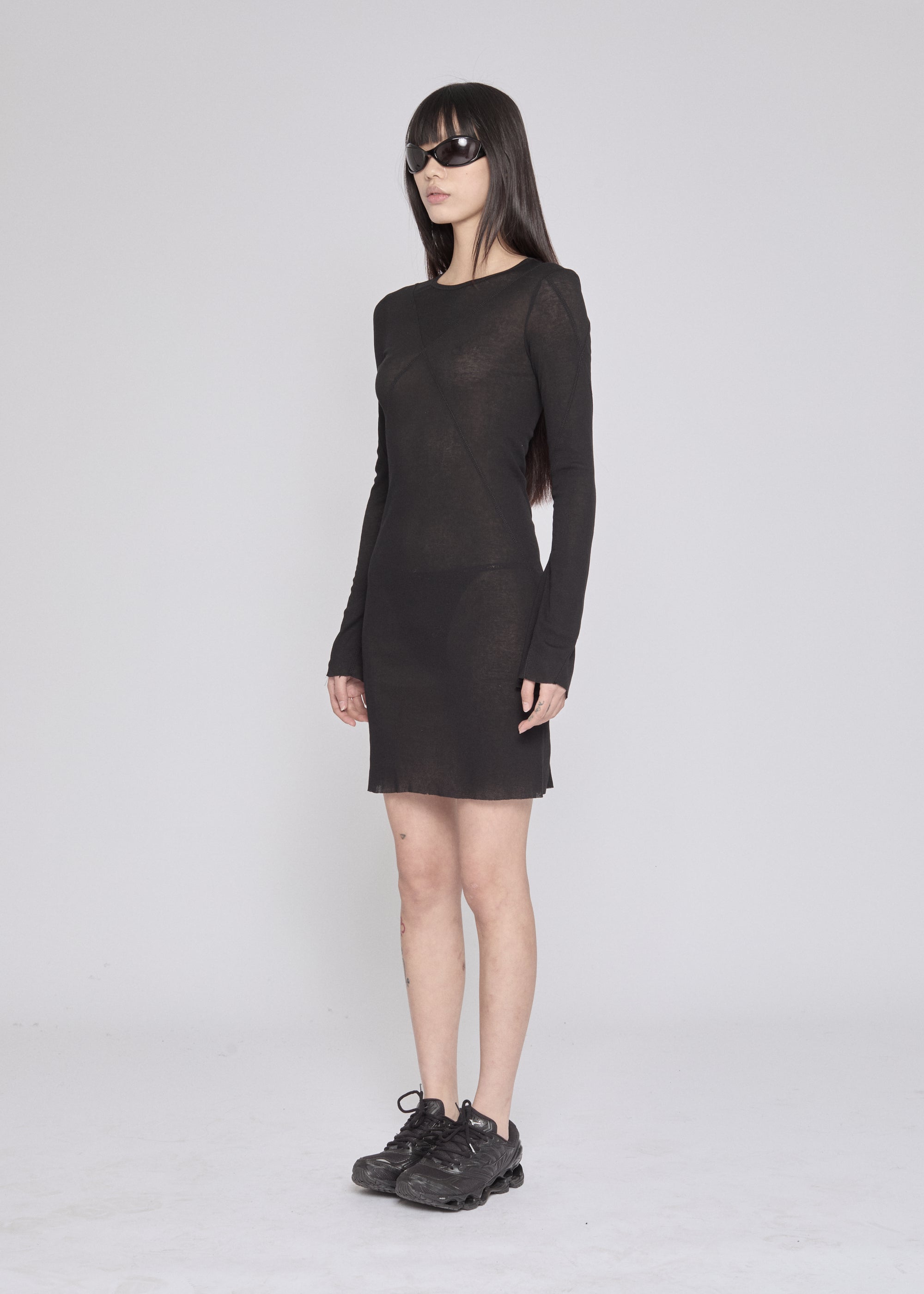 BLUES LONGSLEEVE DRESS BLACK