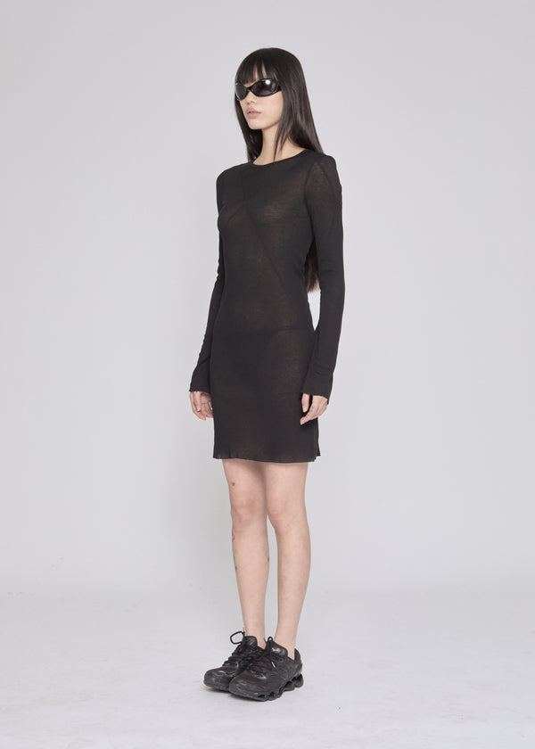 BLUES LONGSLEEVE DRESS BLACK