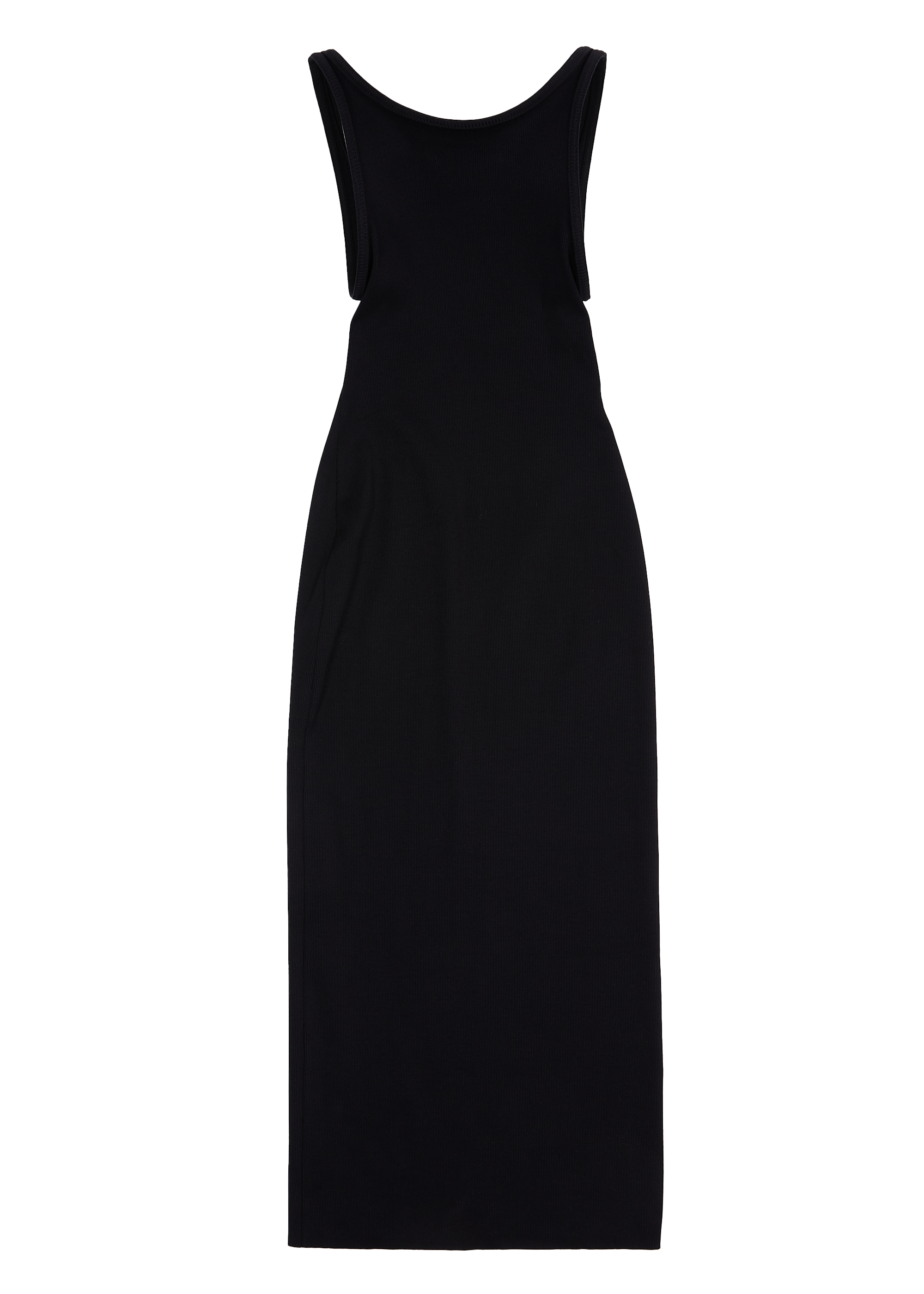 BLUR TANK DRESS BLACK