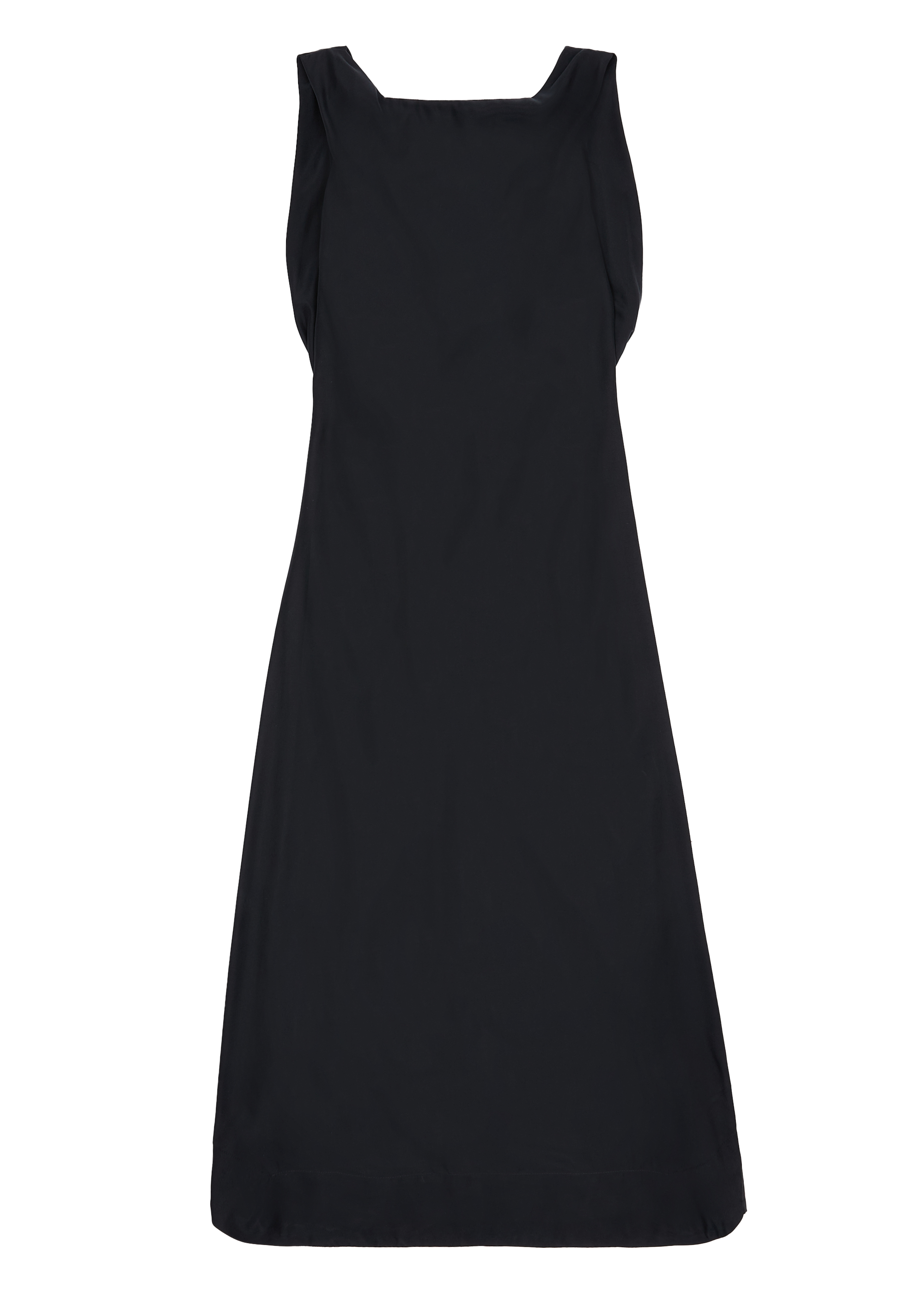 DRAPED DRESS BLACK