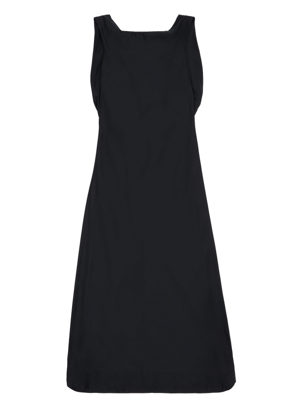 DRAPED DRESS BLACK