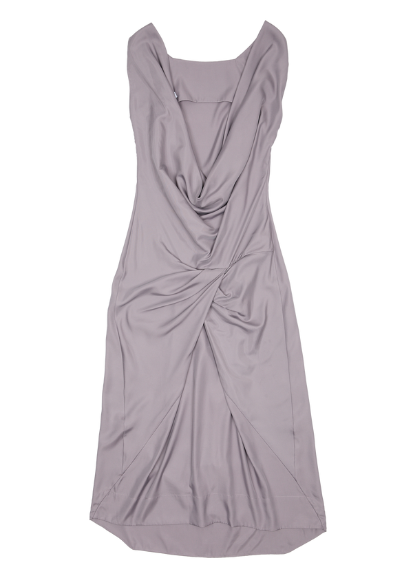 DRAPED DRESS LILAC