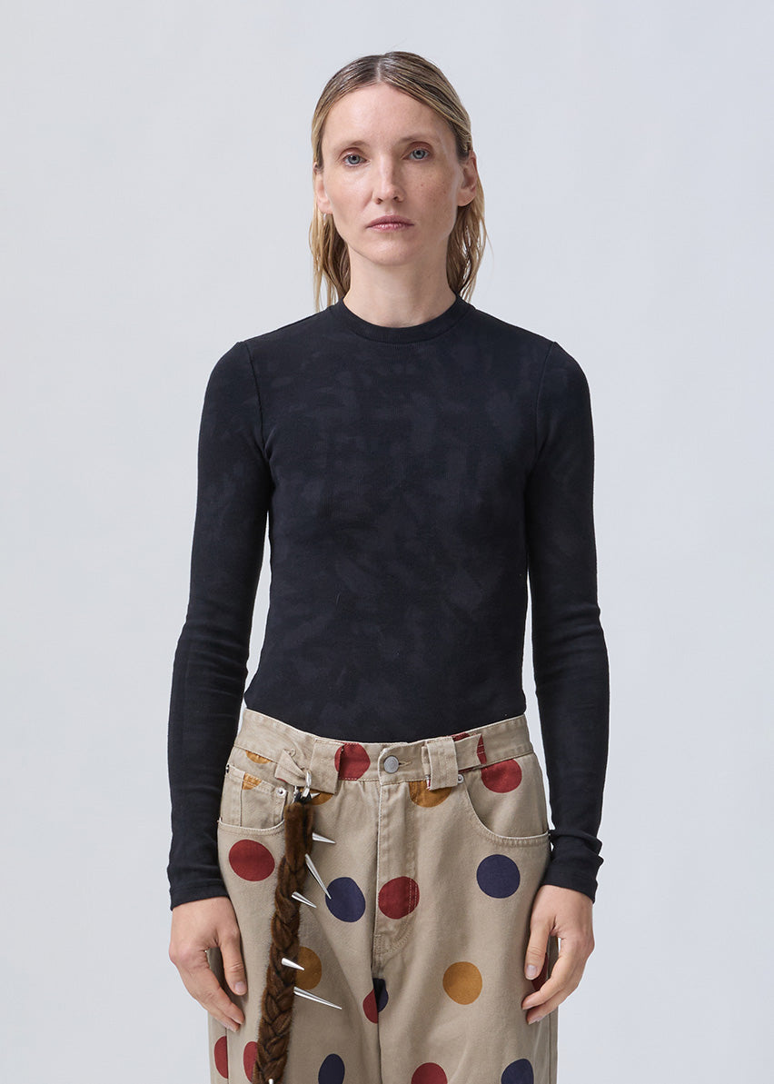 COMPRESSOR LONG SLEEVE BLACK HYENA
