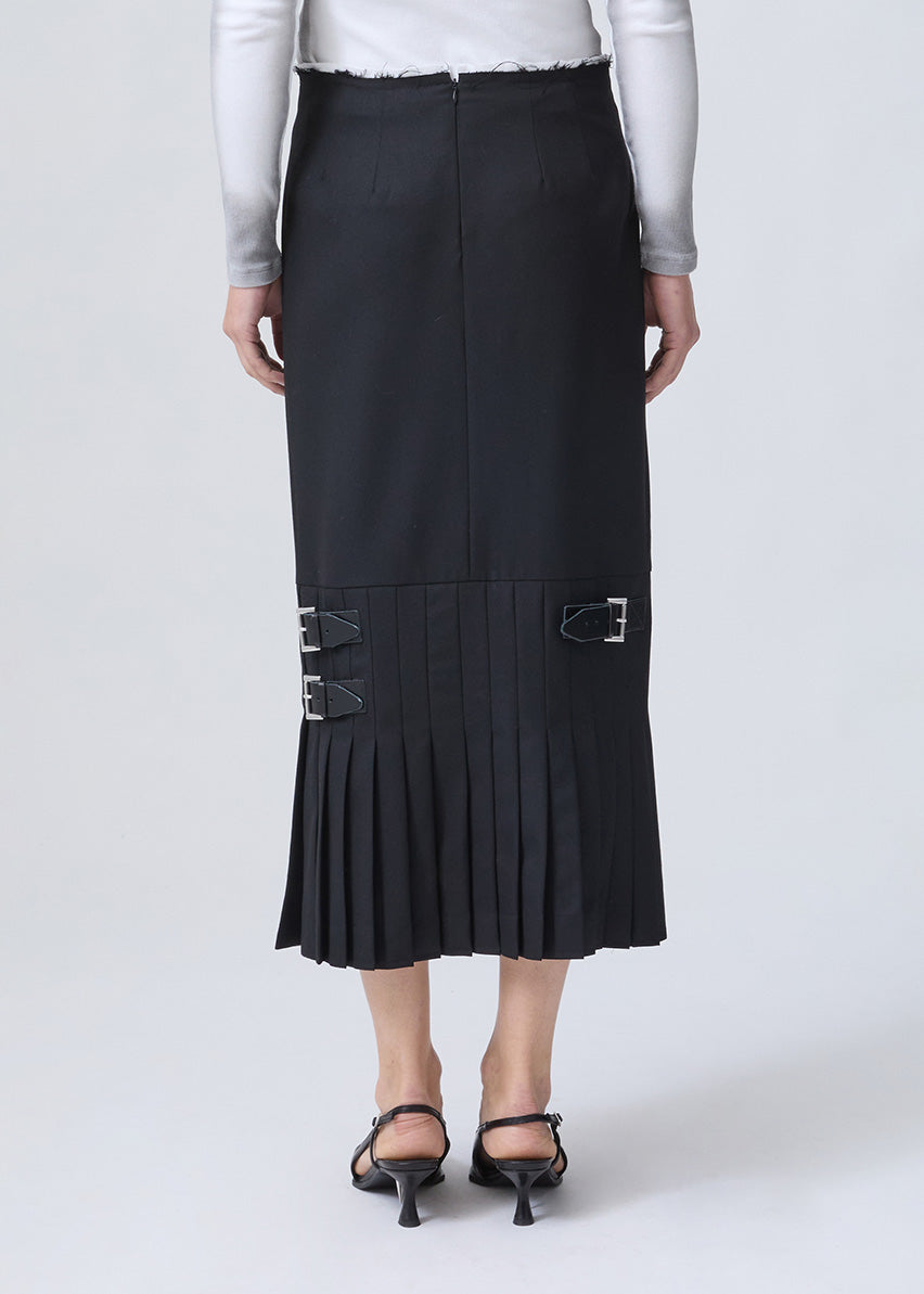 CONVEX SKIRT BLACK