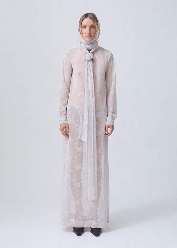 BOW DRESS STONE LACE