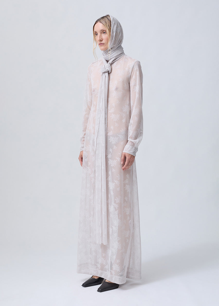 BOW DRESS STONE LACE