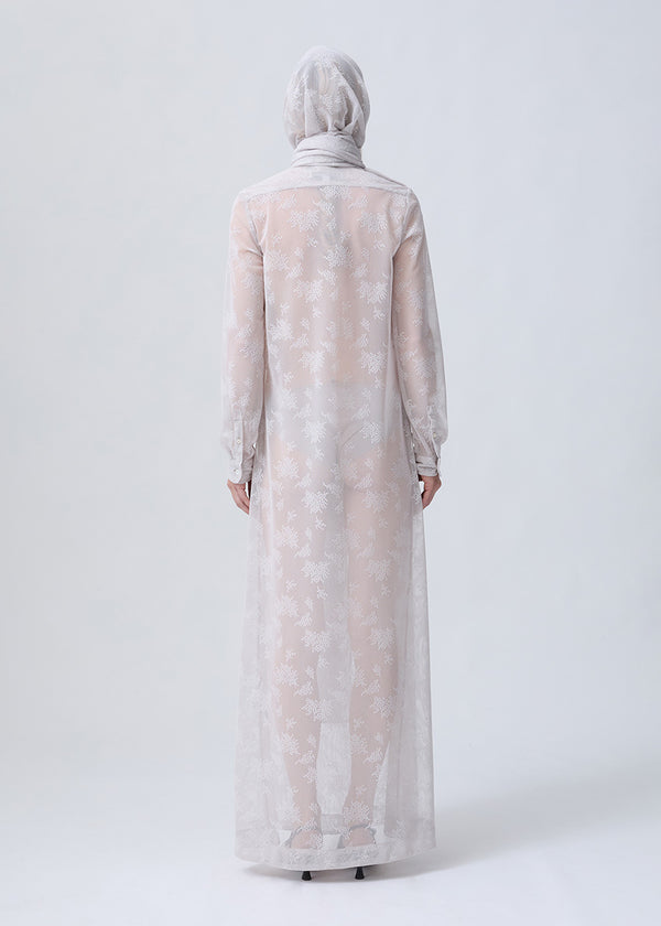 BOW DRESS STONE LACE