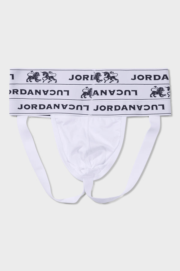 JLT-3 TRIPLE ELASTIC JOCKSTRAP WHITE