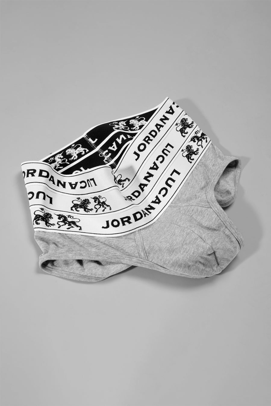 JLT-3 TRIPLE WAISTBAND BRIEF GREY