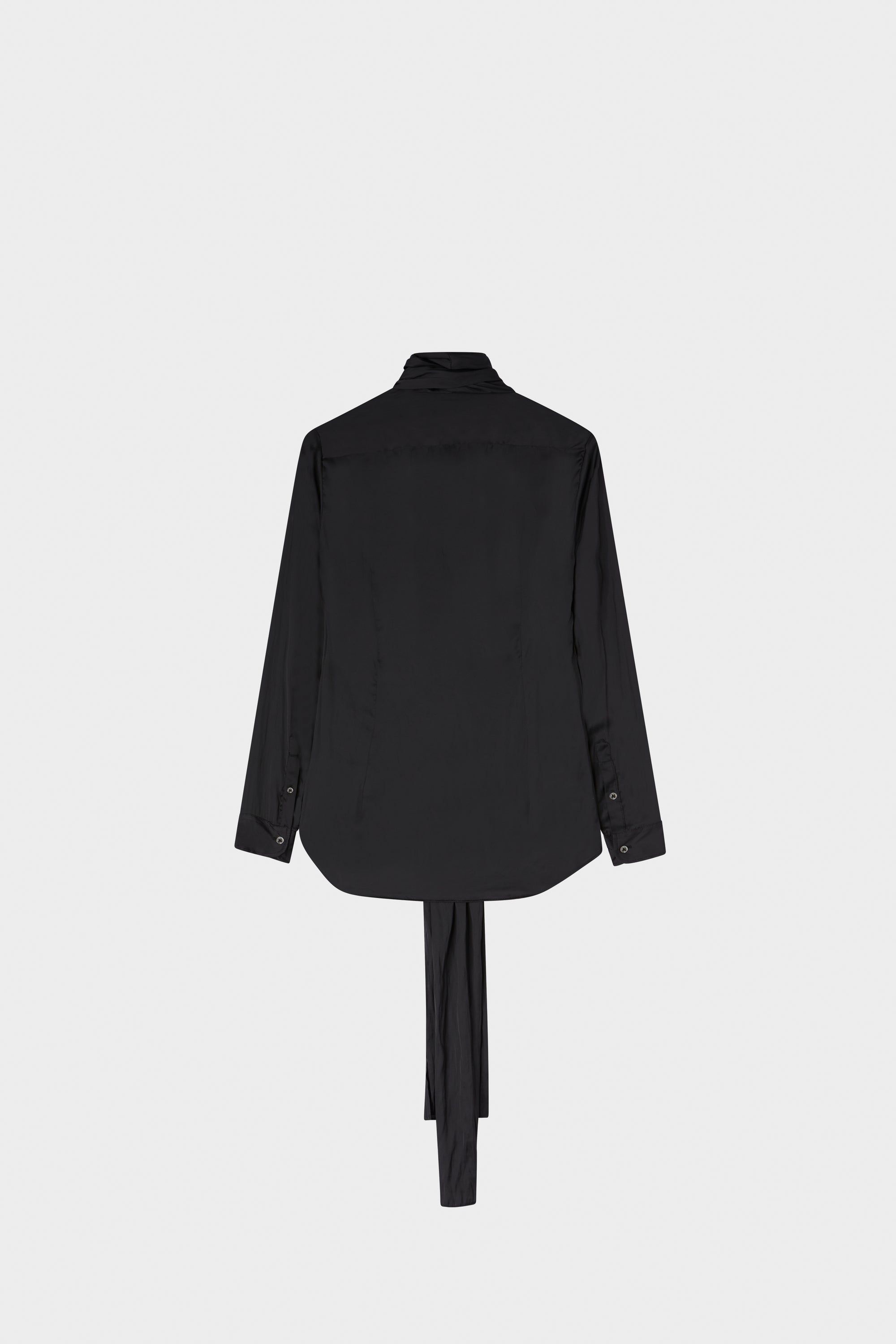 BOW SHIRT BLACK