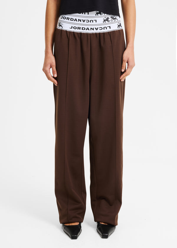 TRIPLE WAIST JOGGERS BROWN