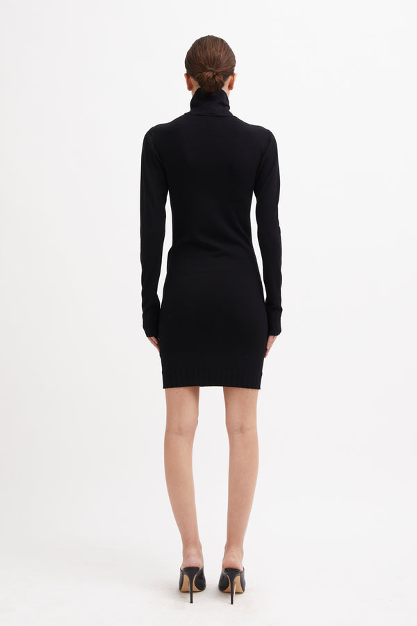NASDAQ KNIT DRESS BLACK