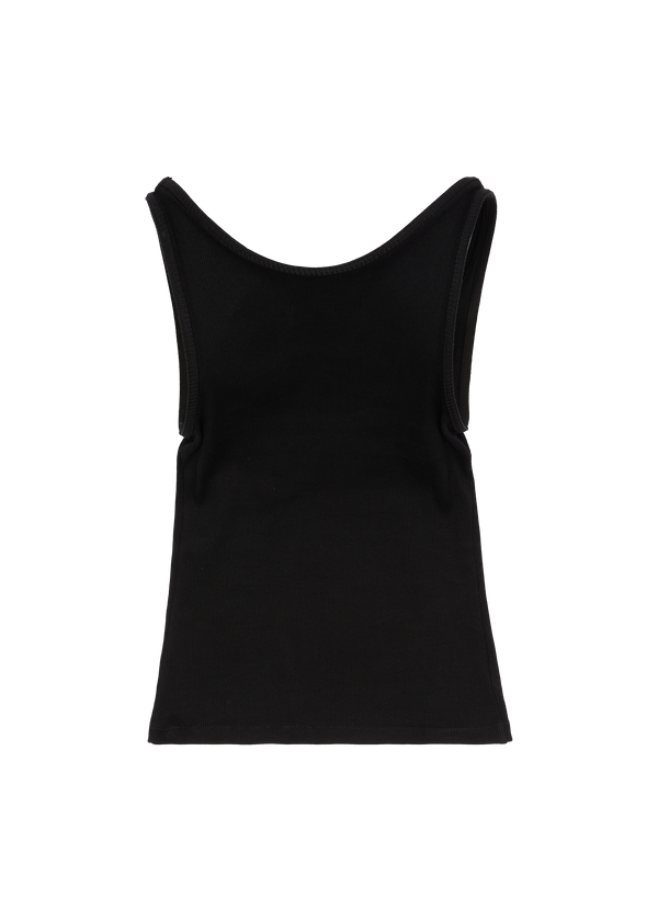 BLUR TANK TOP BLACK