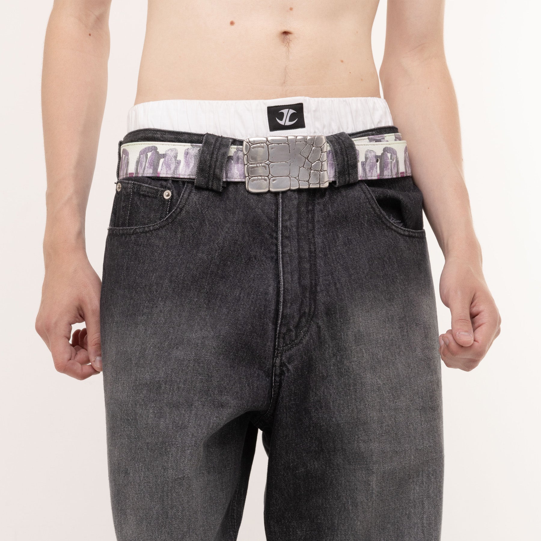Belt W/ Rockwall Buckle - STONEHENGE