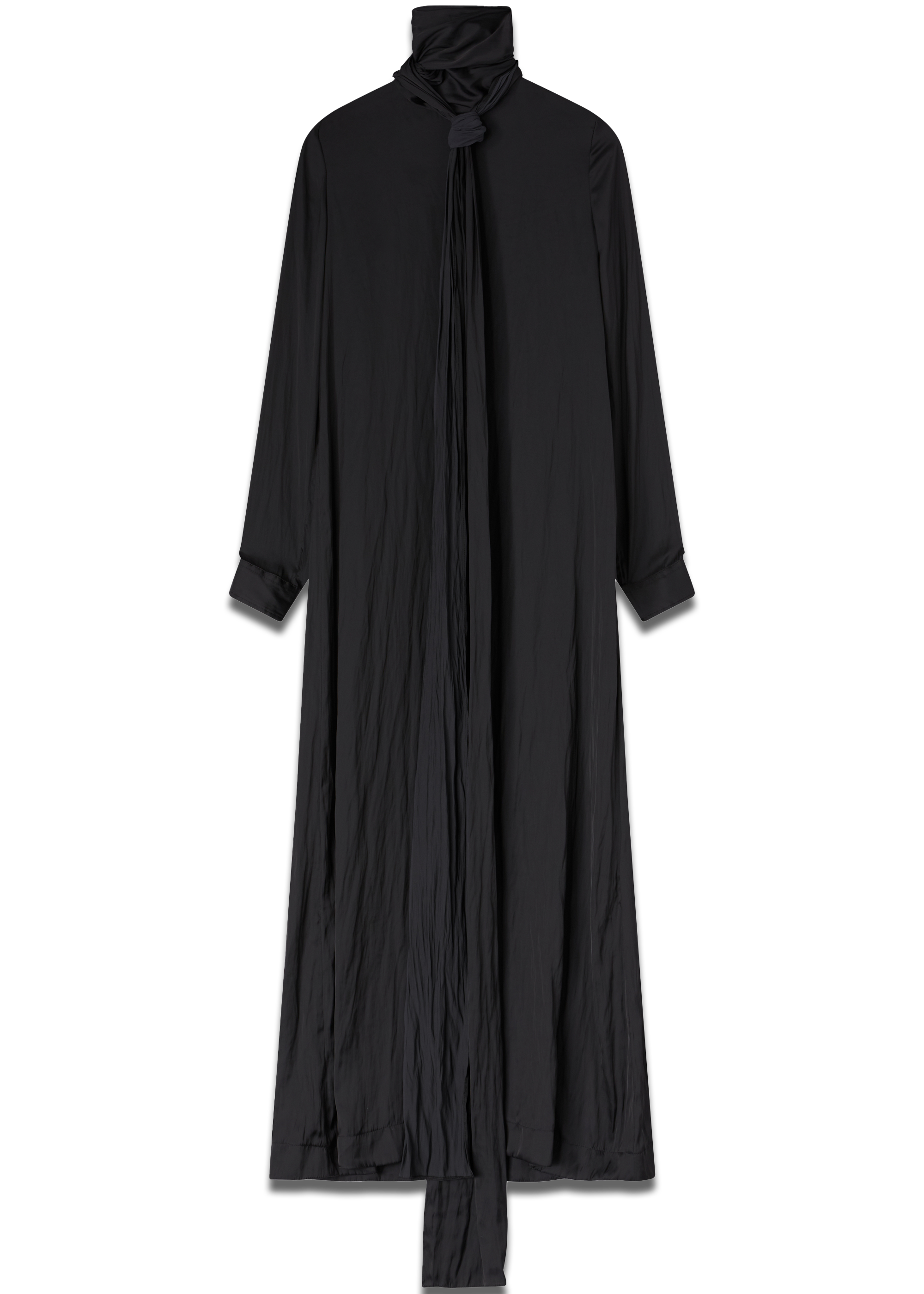 BOW DRESS BLACK