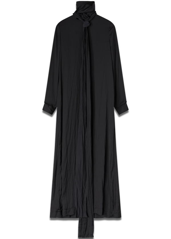 BOW DRESS BLACK