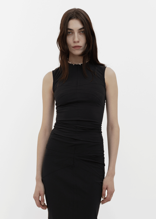 VERNETA GREEN TOP BLACK