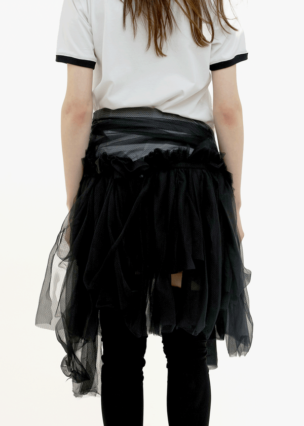 PINK CHAMPAGNE SKIRT BLACK