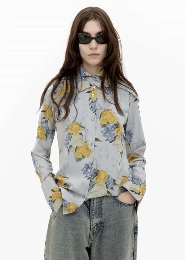 BHANG SHIRT ROSE PRINT
