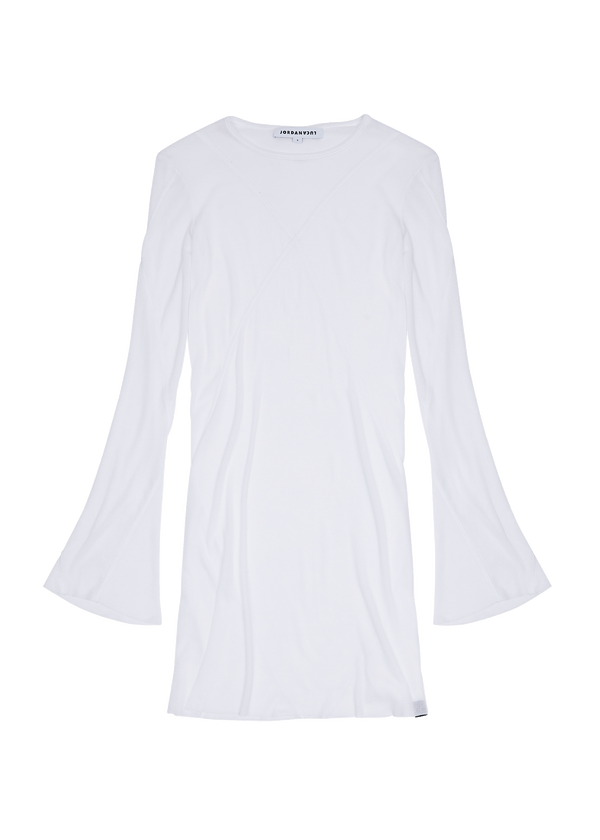 BLUES LONGSLEEVE DRESS WHITE